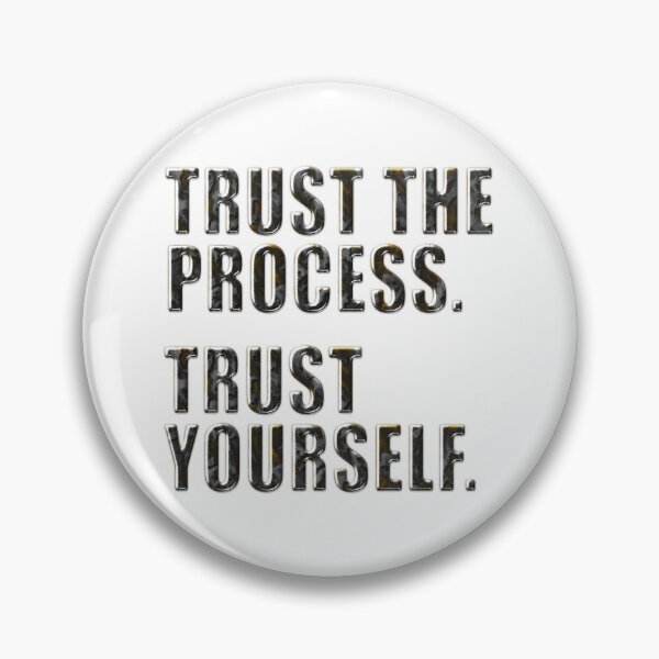 Item preview, Trust the Process Trust Yourself – Bold Glass Typography  designed and sold by pixelated_echoes.