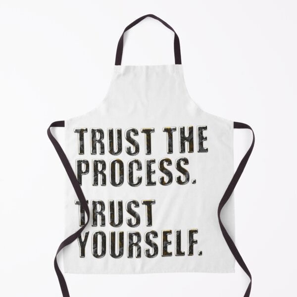 Item preview, Trust the Process Trust Yourself – Bold Glass Typography designed and sold by pixelated_echoes.