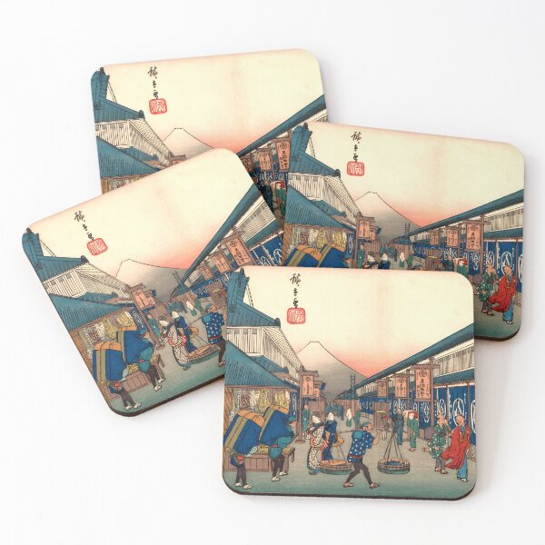 Artikelvorschau, Suruga-Straße - Utagawa Hiroshige - entworfen und verkauft von LeiWeiss.
