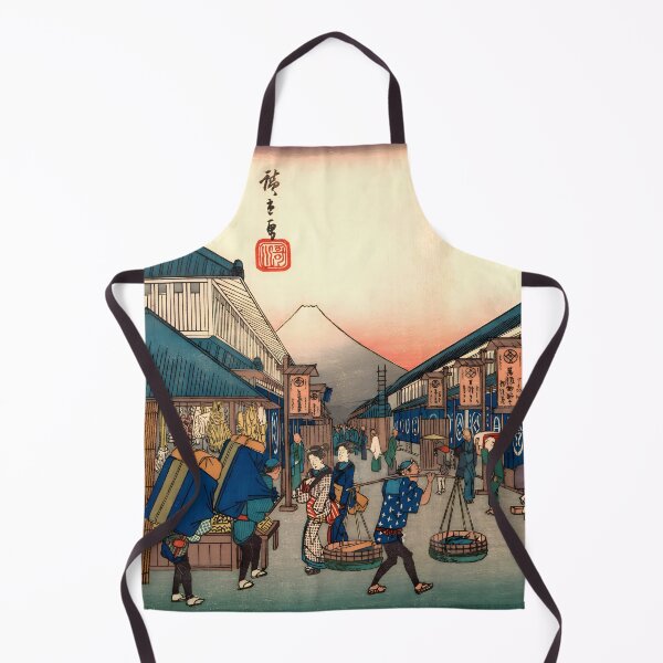 Item preview, Suruga Street - Utagawa Hiroshige - designed and sold by LeiWeiss.