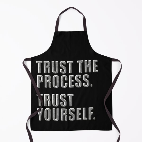 Item preview, Trust the Process Trust Yourself – Bold Glass Typography - Dark background designed and sold by pixelated_echoes.