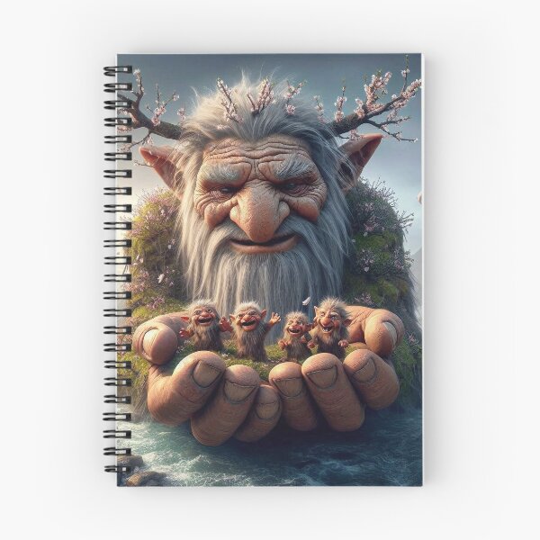 Item preview, Guardian of Spring: The Troll Family. designed and sold by Rikr65-TrollArt.
