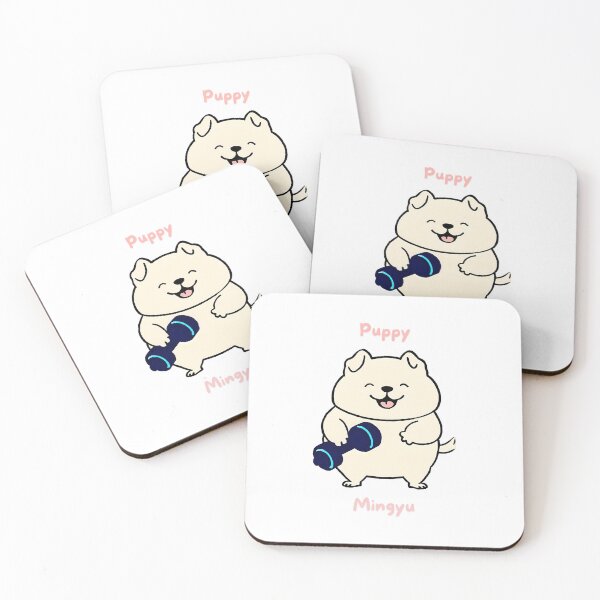 Item preview, SEVENTEEN MINGYU CUTE PUPPY DRAWING designed and sold by cutiecatto17.