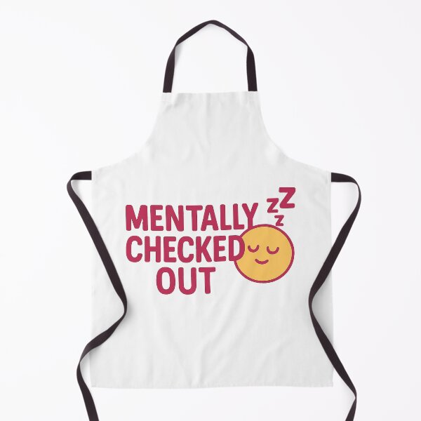 Item preview, Mentally Checked Out – Funny Relatable Mental Health Sticker designed and sold by MentalCrumble.