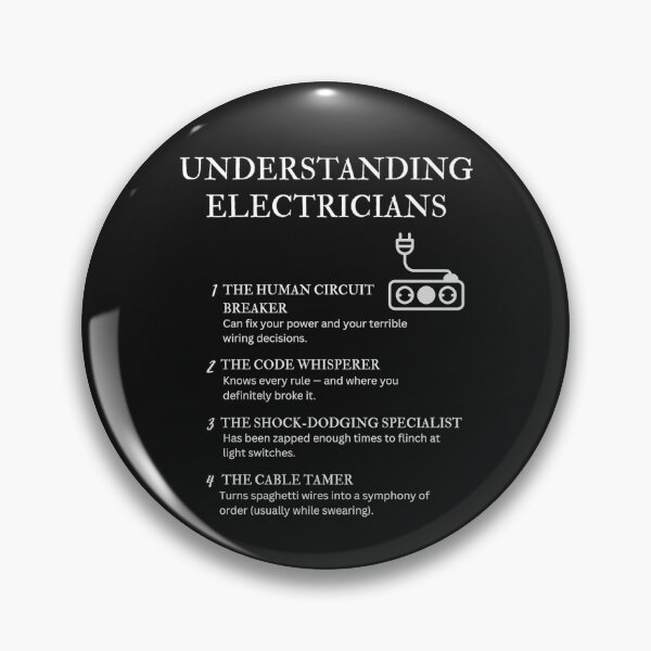 Item preview, Black – Understanding Electricians – Funny Trade Quotes for Sparky Life & Power Pros designed and sold by PsyFlow35.