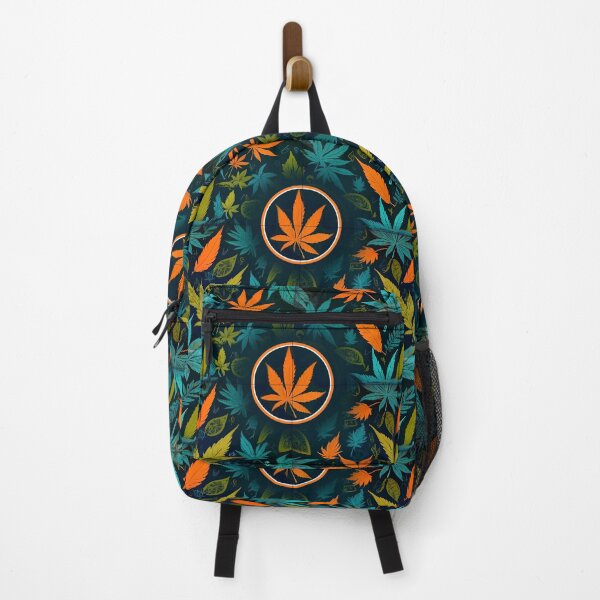 Item preview, Cannabis Pattern Yellow Cool Blue Leaf Vibes designed and sold by MindWave THC.