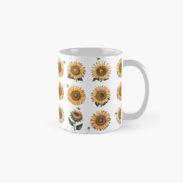 Vista previa del artículo con la obra «Girasoles y abejas», diseñado y vendido por EazyStyles.