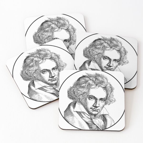 Item preview, Vintage Beethoven Line Drawing – Classical Composer Art for Music Lovers and Old Masters Fans designed and sold by Design Atlas.