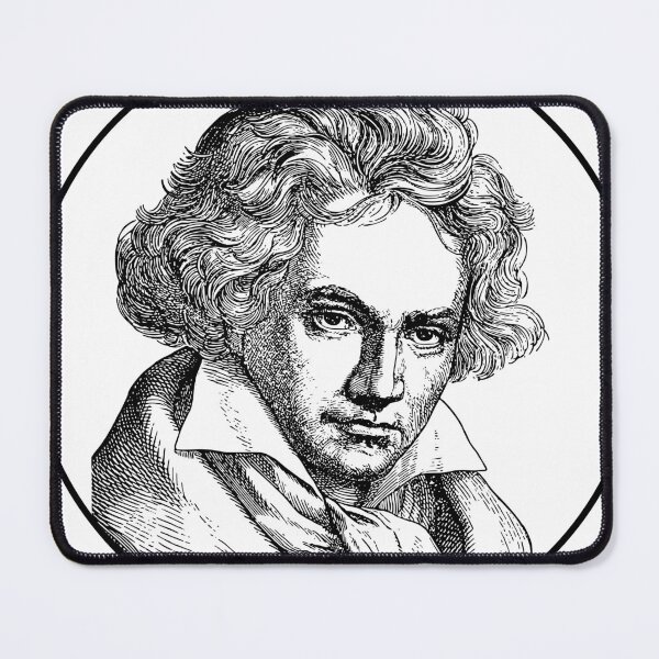 Item preview, Vintage Beethoven Line Drawing – Classical Composer Art for Music Lovers and Old Masters Fans designed and sold by Design Atlas.