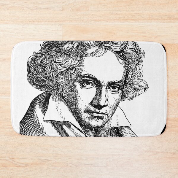 Item preview, Vintage Beethoven Line Drawing – Classical Composer Art for Music Lovers and Old Masters Fans designed and sold by Design Atlas.