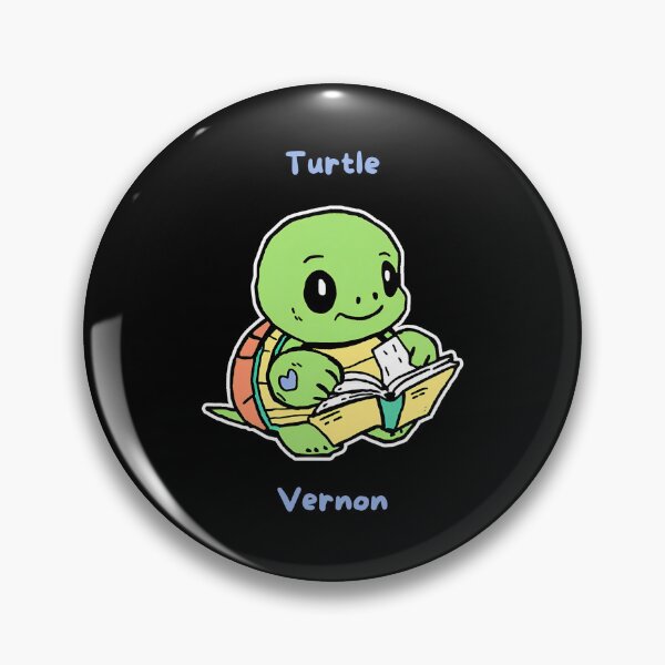Item preview, SEVENTEEN VERNON CUTE TURTLE DRAWING designed and sold by cutiecatto17.
