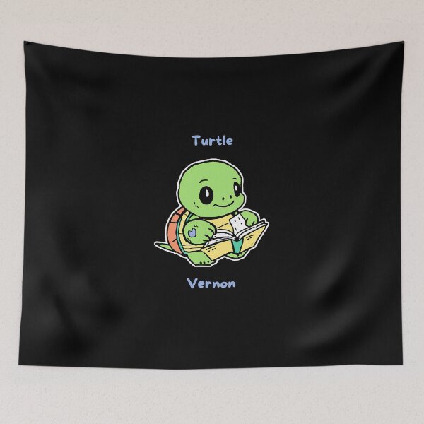 Item preview, SEVENTEEN VERNON CUTE TURTLE DRAWING designed and sold by cutiecatto17.