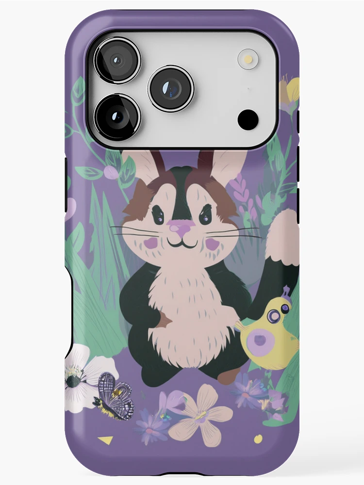 Thumbnail 1 of 4, iPhone Case, Spring Calico Rabbit designed and sold by MECC-20.