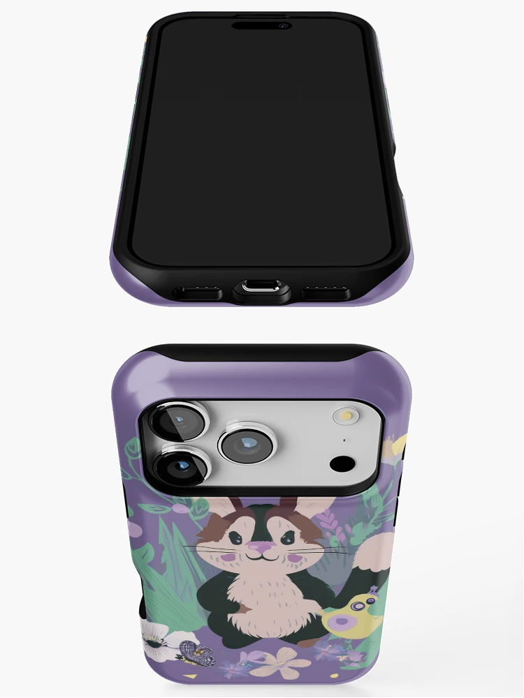 Thumbnail 3 of 4, iPhone Case, Spring Calico Rabbit designed and sold by MECC-20.