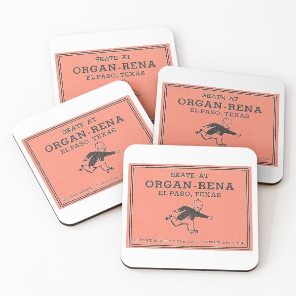 Item preview, Organ-Rena El Paso Texas Roller Skating Rink Sticker Decal Label designed and sold by tislord.