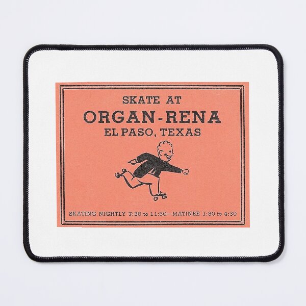 Item preview, Organ-Rena El Paso Texas Roller Skating Rink Sticker Decal Label designed and sold by tislord.