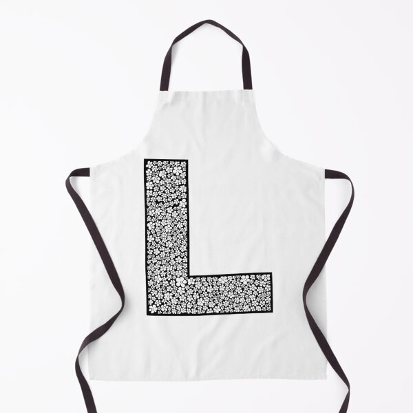 Item preview, Black Lace Style Pattern Letter L Monogram designed and sold by Words-Artist.