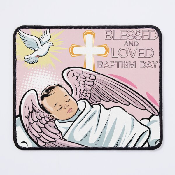Item preview, Blessed and Loved – Baptism Day designed and sold by Mystic Wild Studio.