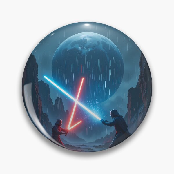 Item preview, Moon Night Star Wars Galactic Force Warrior Art designed and sold by ART ATTACK ZONE.