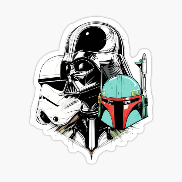 Item preview, Vader Star Wars Galactic Force Saga Warrior Art designed and sold by ART ATTACK ZONE.