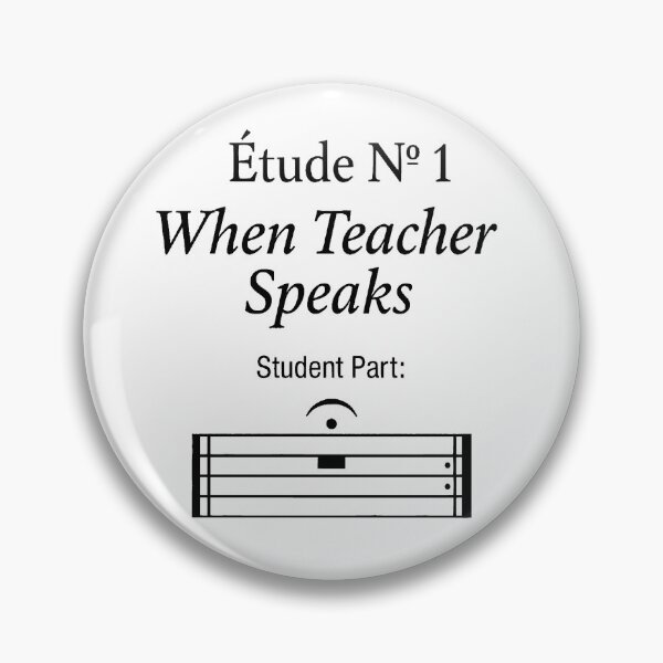 Item preview, When Teacher Speaks Funny Music Teacher Gift designed and sold by JackCurtis1991.