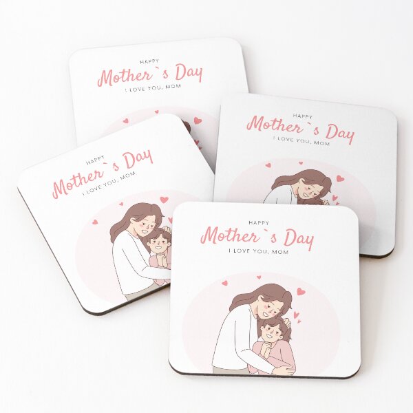 Item preview, Cute Mom and Daughter Drawing Happy Mother’s Day designed and sold by OVERSAI.