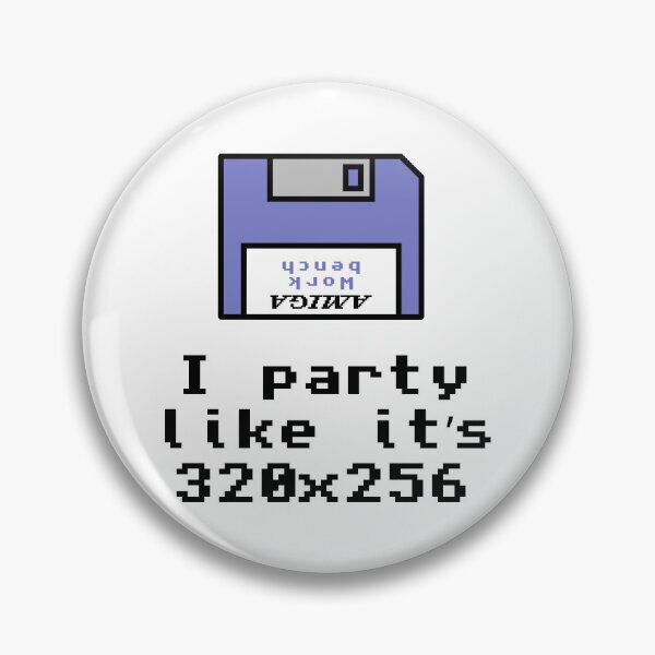 Artikelvorschau, Amiga 500: I party like it's 320x256 entworfen und verkauft von WurmWeb.DesignShop.