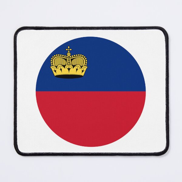 Item preview, Liechtenstein Flag designed and sold by USEFULART-Shop.