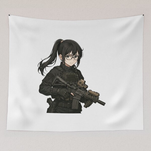 Item preview, Tactical Girl designed and sold by RAWLIFEGRAPHIC.