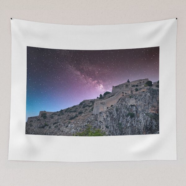 Item preview, Starry sky above the Palamidi castle,Nafplio city,Greece designed and sold by goceris.