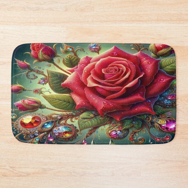 Item preview, Jewel Red Rose  designed and sold by connie campbell.