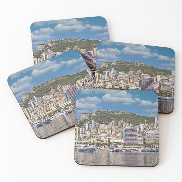 Item preview, Port with luxury yachts,Monaco cityscape,Monte Carlo designed and sold by goceris.