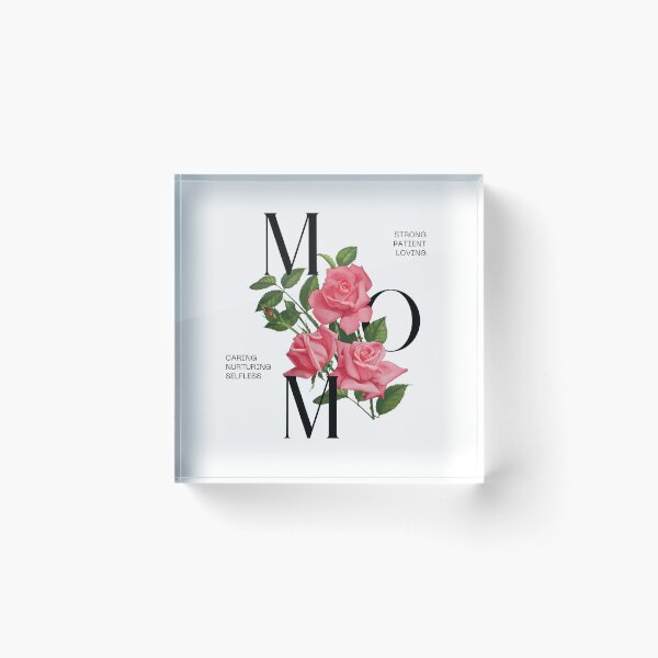 Item preview, Mom Rose Pretty Design Strong Patient Loving Caring Nurturing Selfless designed and sold by OVERSAI.