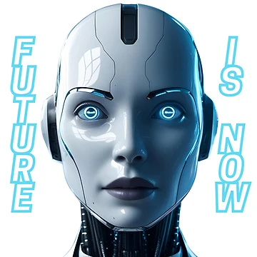 Artwork thumbnail, Futuristic robot by RAA-Logo-Image