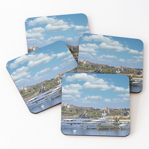 Item preview, Port with luxury yachts and Prince's Palace of Monaco cityscape,Monte Carlo designed and sold by goceris.