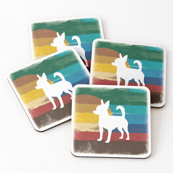 Item preview, Chihuahua Retro Sunset Silhouette | Vintage Dog Lovers Gift designed and sold by Fredster1966.