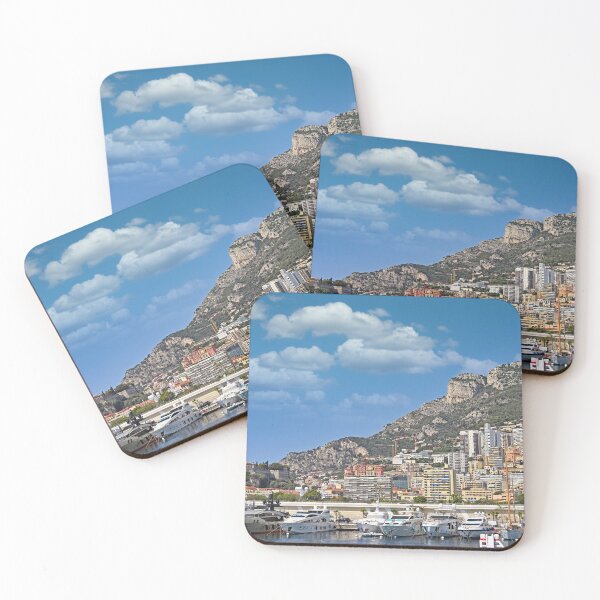 Item preview, Port Hercules with luxury yachts and Prince's Palace of Monaco,Monte Carlo designed and sold by goceris.
