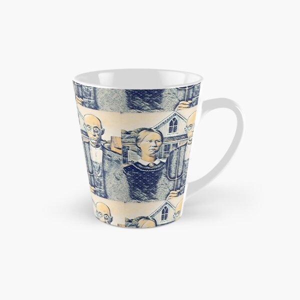 Item preview, American Gothic and The Great Wave off Kanagawa, Mashup designed and sold by CristalleLisa.