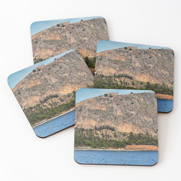 Item preview, Palamidi castle on the hill above beach,Nafplio city,Greece designed and sold by goceris.