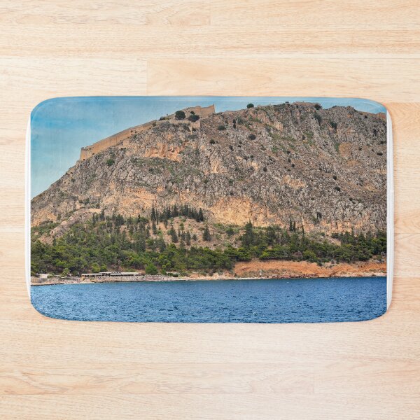 Item preview, Palamidi castle on the hill above beach,Nafplio city,Greece designed and sold by goceris.