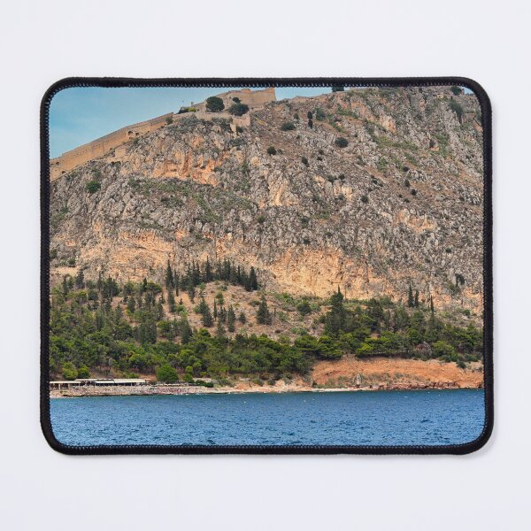 Item preview, Palamidi castle on the hill above beach,Nafplio city,Greece designed and sold by goceris.