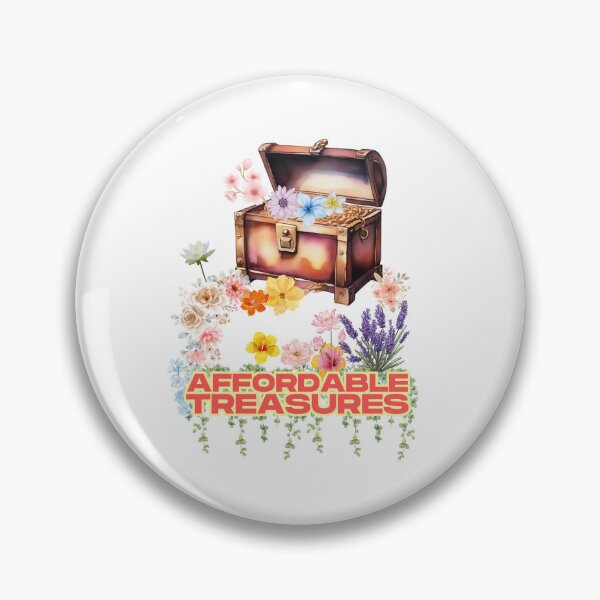 Item preview, Affordable treasures of flowers hanging out of a treasure chest Birthday gift designed and sold by SharpDigiDesign.