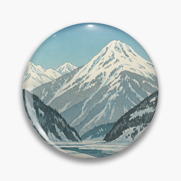 Item preview, The Snowy Gorge at Hakutō Pass designed and sold by AnthonyThomas.