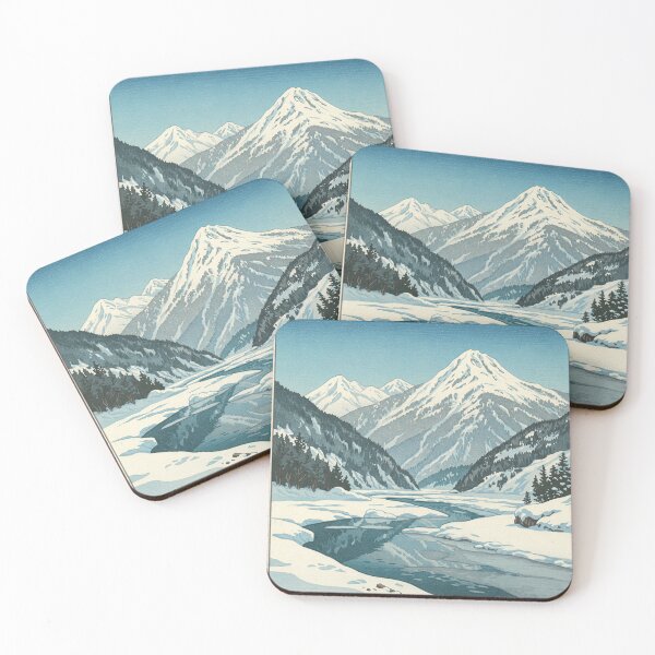 Item preview, The Snowy Gorge at Hakutō Pass designed and sold by AnthonyThomas.
