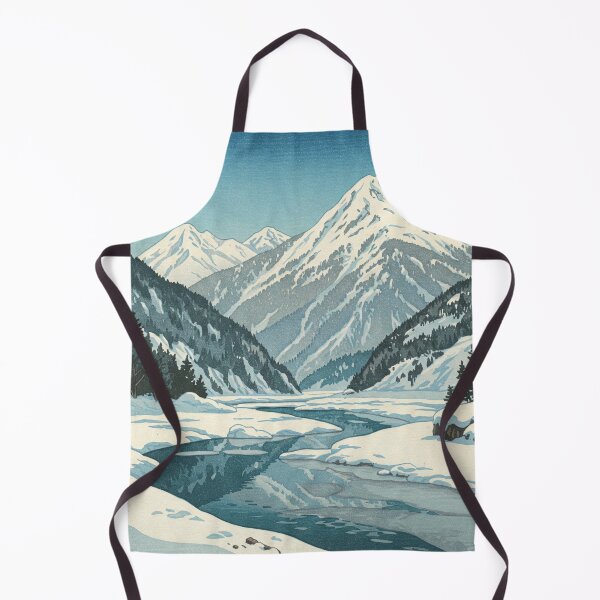 Item preview, The Snowy Gorge at Hakutō Pass designed and sold by AnthonyThomas.