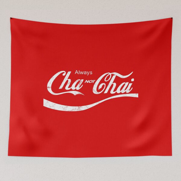 Item preview, Always Cha not Chai Funny Indian Desi Punjabi T-Shirt, Coke Cola Parody designed and sold by prezziefactory.