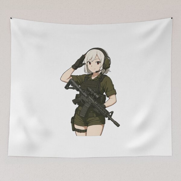 Item preview, Tactical Girl designed and sold by RAWLIFEGRAPHIC.