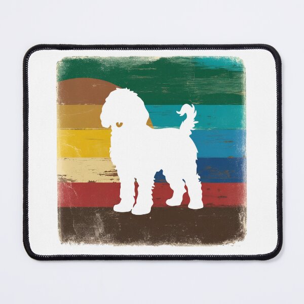 Item preview, Goldendoodle Retro Sunset – Vintage Silhouette Dog Lovers Design designed and sold by Fredster1966.