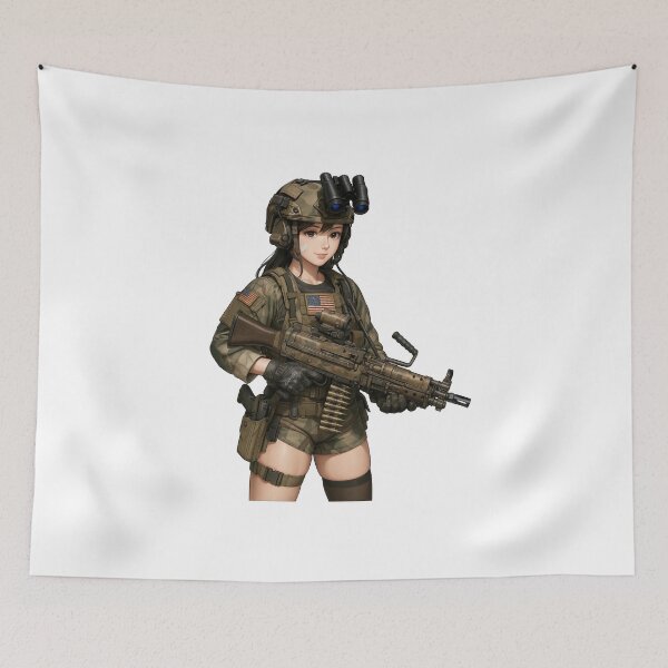 Item preview, Tactical Girl designed and sold by RAWLIFEGRAPHIC.