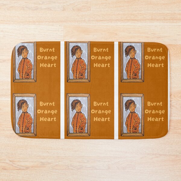 Item preview, Burnt Orange Heart designed and sold by Sibyl-Arts.